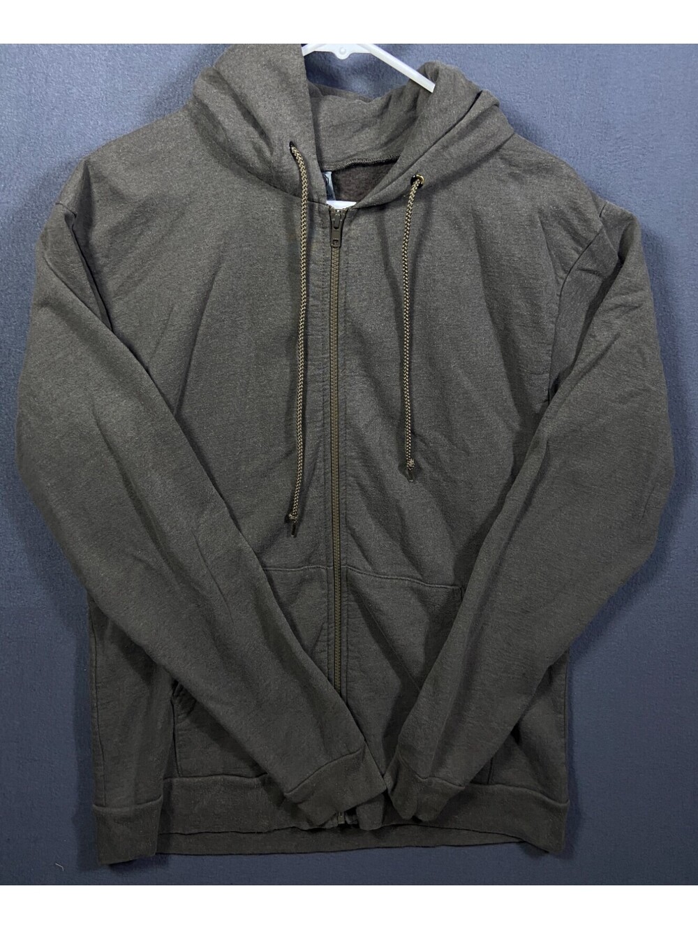 Mil-Spec Monkey MSM Hoodie Mens M/L?? Grey Faded Thumb Holes Tactical Gorpcore